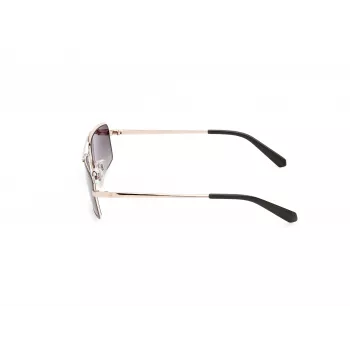 GUESS Herren-Sonnenbrille GU00168-5897P Schwarz Rechteckig Polarisiert 58mm