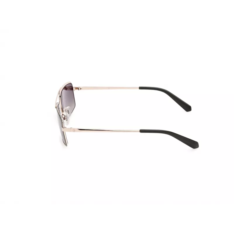 GUESS Herren-Sonnenbrille GU00168-5897P Schwarz Rechteckig Polarisiert 58mm
