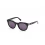 Guess Herren-Sonnenbrille GU00214-4901A - Schwarzer Rahmen, Grau Smoke Gläser, 49/21/145 mm