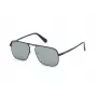 GUESS Herren-Sonnenbrille GU6939-5802Q Schwarzer eckiger Rahmen Smoke-Glas 58mm