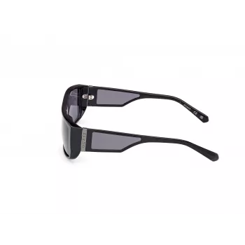 GUESS SONNENBRILLE GU00136-6001A Unisex Square Frame 60/16/140 mm Schwarz/Grau