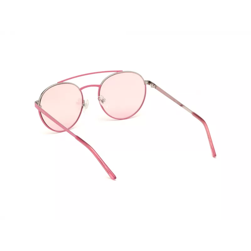 GUESS Unisex Sonnenbrille GU30475372Z Havana/Braun Eckiges Gestell 53mm