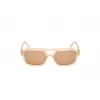 GUESS Unisex Sonnenbrille GU82595357E Havana/Schildpatt Gestell Braune Verlaufsgläser 53/19/145 mm