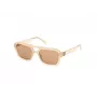 GUESS Unisex Sonnenbrille GU82595357E Havana/Schildpatt Gestell Braune Verlaufsgläser 53/19/145 mm