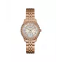 GUESS W0931L3 Damen Quarz Analog Uhr 35mm Weißes Silikonarmband