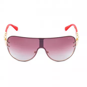 GUESS Damen Aviator-Sonnenbrille GO00037-0032G Goldener Rahmen Braune Verlaufsgläser 56mm
