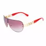 GUESS Damen Aviator-Sonnenbrille GO00037-0032G Goldener Rahmen Braune Verlaufsgläser 56mm