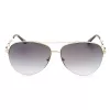 GUESS Damen Butterfly Cat Eye Sonnenbrille GF6171-32B Shiny Black Smoke Gradient 60 mm
