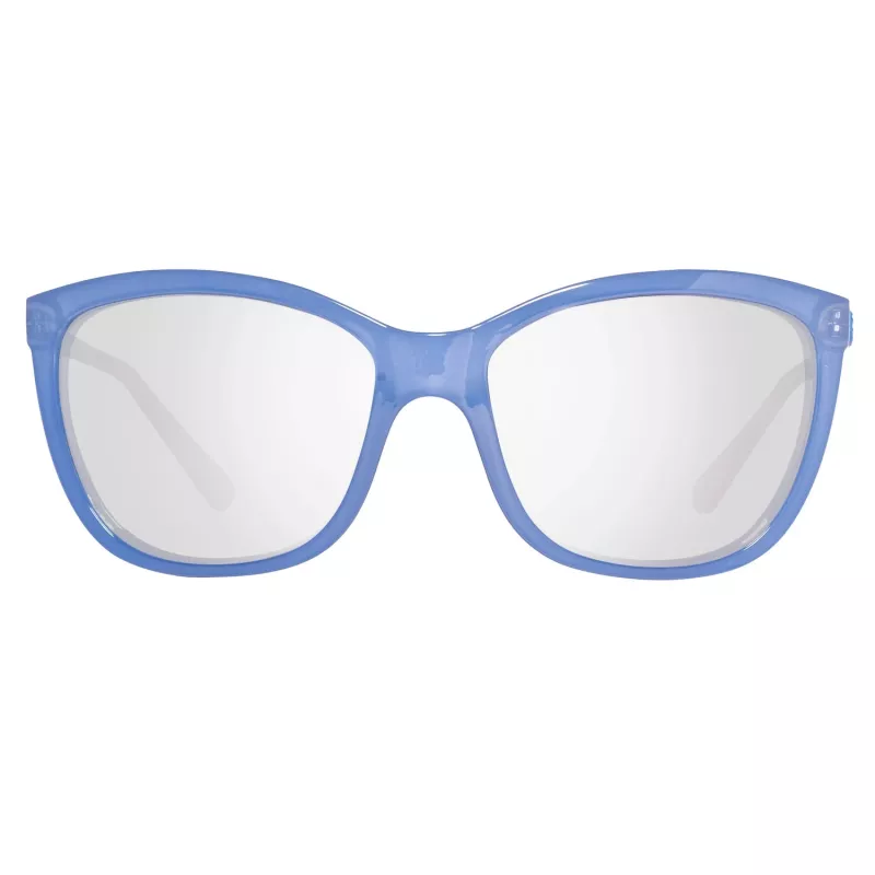 GUESS Damen Butterfly-Sonnenbrille GU7444-5884C Havana Brown Tortoise Acetat-Fassung Braune Gradientengläser 58mm