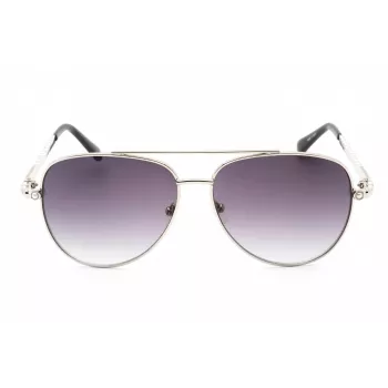 GUESS Damen Cat-Eye-Sonnenbrille GF0356-10B Gold/Havanna Braunverlauf 59mm