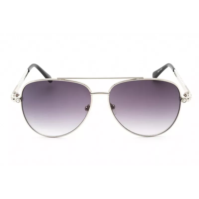 GUESS Damen Cat-Eye-Sonnenbrille GF0356-10B Gold/Havanna Braunverlauf 59mm