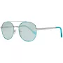 GUESS Damen Cat-Eye Sonnenbrille GF0367-10X - Glänzend schwarzer Rahmen, Smoke-Gradient-Gläser, UV400-Schutz