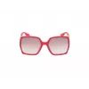 GUESS Damen Katzenaugen-Sonnenbrille GO00031-6266F - Glänzend schwarzer Rahmen, Verlaufsglas rauchfarben, UV400-Schutz