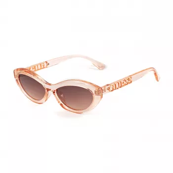 GUESS Damen Katzenaugen-Sonnenbrille GO00070-5572F Havana/Braun