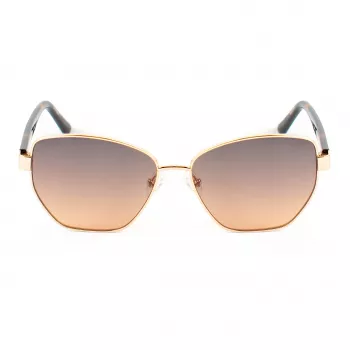 GUESS Damen Cat-Eye-Sonnenbrille GU00102-5632F Havana Brown Gradient 56mm