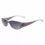 GUESS Damen Cat-Eye-Sonnenbrille GU7121PUCLR35 Lila Klar Acetat 53mm