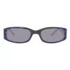 GUESS Damen Cat-Eye-Sonnenbrille GU7435-5192A Shiny Black Gradient Smoke 51mm