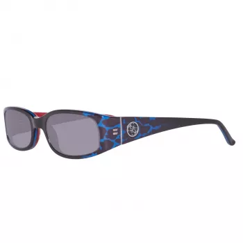 GUESS Damen Cat-Eye-Sonnenbrille GU7435-5192A Shiny Black Gradient Smoke 51mm