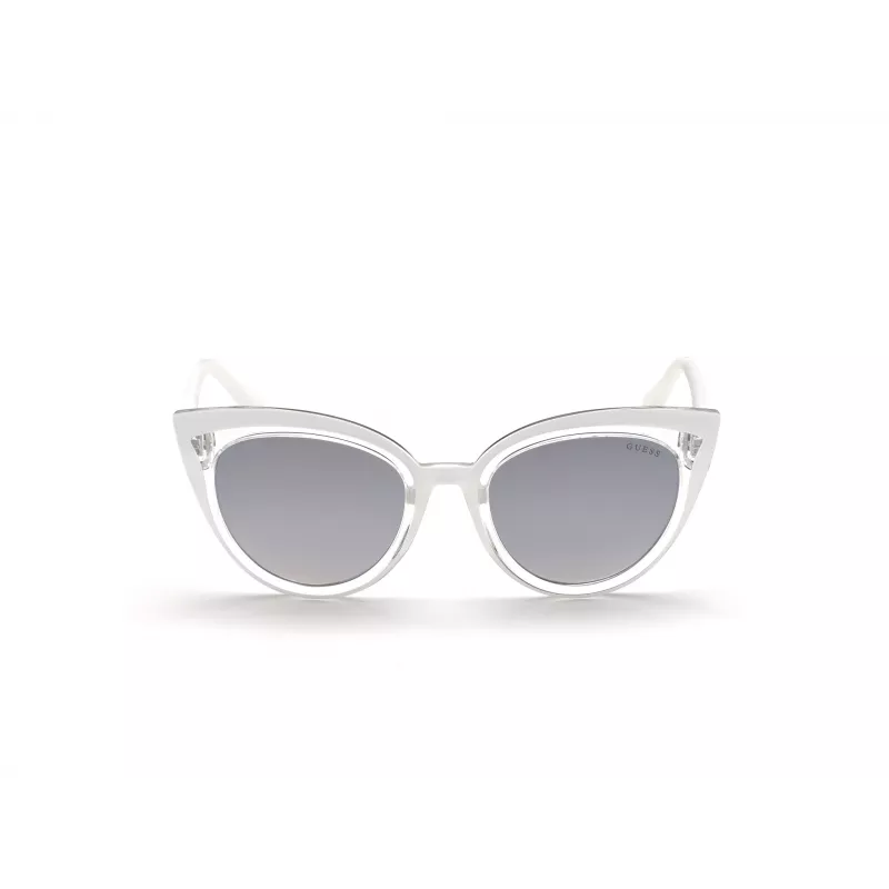 GUESS Damen Cat-Eye-Sonnenbrille GU7628-5224C Havana Braun Gradient 52mm