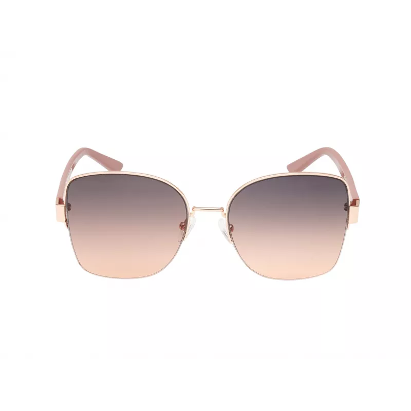 GUESS Damen-Sonnenbrille GF00052-5928B Havana Square Frame Brown Gradient Lens 59mm