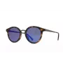 GUESS Damen GF0305-5153X Cat-Eye-Sonnenbrille - Brauner Havana-Acetatrahmen mit braunen Gradientengläsern - 51 mm Glasbreite