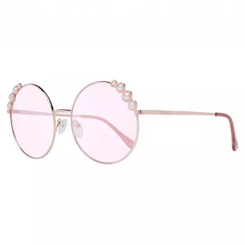 GUESS Damen GF0355-28T Katzenaugen-Sonnenbrille - Brauner Schildpatt-Rahmen, Braune Verlaufsgläser, 58 mm