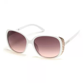 GUESS Damen GF0382-5921F Cat-Eye-Sonnenbrille Havana Brown Gradient