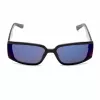 GUESS Damen GF5127-6501C Übergroße eckige Sonnenbrille, schwarzer Rahmen mit rauchfarbenen Gradientengläsern