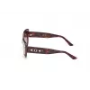 Guess Damen-Sonnenbrille GU00163-5452F Butterfly, Havanna-Acetatrahmen, braune Gradientengläser, 54/20/140 mm