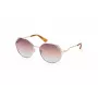 GUESS Damen-Sonnenbrille GU7842S5833F, Übergroße eckige Form, Havanna-Gestell, braune Gradientgläser, 58 mm