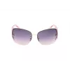 GUESS Damen übergroße eckige Sonnenbrille GO00034-6528B Havana/Brown Tortoise