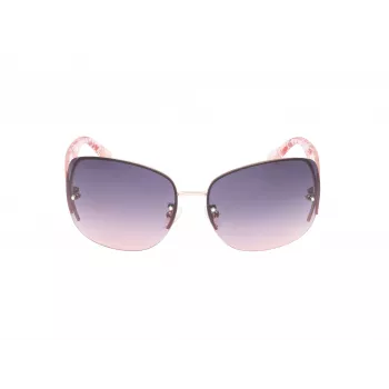 GUESS Damen übergroße eckige Sonnenbrille GO00034-6528B Havana/Brown Tortoise
