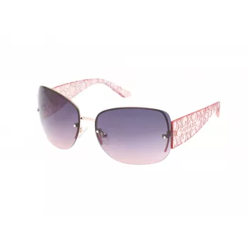 GUESS Damen übergroße eckige Sonnenbrille GO00034-6528B Havana/Brown Tortoise