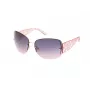 GUESS Damen übergroße eckige Sonnenbrille GO00034-6528B Havana/Brown Tortoise