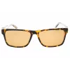 GUESS Damen rechteckige Acetat-Sonnenbrille GU00074-53E Havana Brown Gradient 55mm