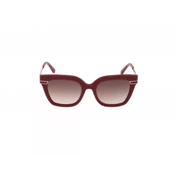 GUESS Damen-Sonnenbrille GF00015-5169T Braun Havana Square Frame