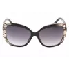 GUESS Damen-Sonnenbrille GF0383-05B Butterfly Cat-Eye Schwarz Gradient Smoke 57mm