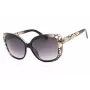 GUESS Damen-Sonnenbrille GF0383-05B Butterfly Cat-Eye Schwarz Gradient Smoke 57mm