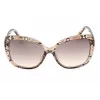 GUESS Damen Sonnenbrille GF0383-45F Butterfly Havana Acetat 57mm
