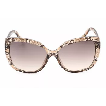 GUESS Damen Sonnenbrille GF0383-45F Butterfly Havana Acetat 57mm
