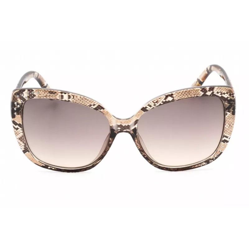 GUESS Damen Sonnenbrille GF0383-45F Butterfly Havana Acetat 57mm
