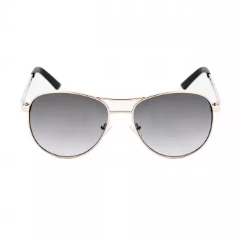 Guess Damen-Sonnenbrille GF0408-6132B Havana eckiger Rahmen braun getönte Gläser 61mm
