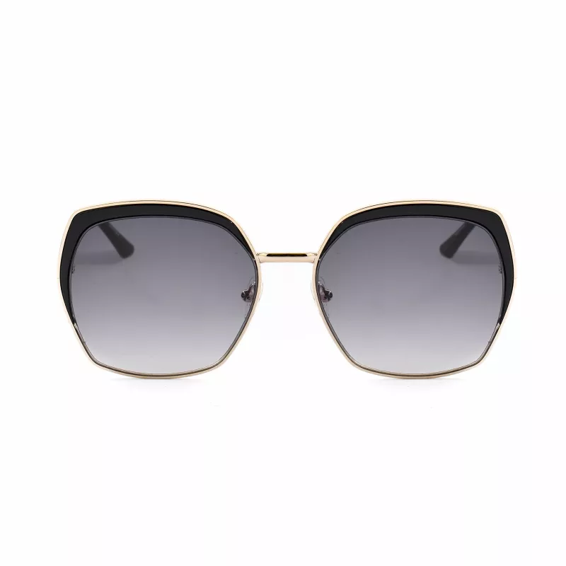 Guess Damen-Sonnenbrille GF0410-5932B Havanna Braun Acetatgestell Braune Verlaufsgläser 59mm