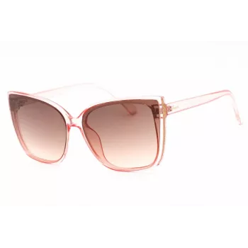 GUESS Damen-Sonnenbrille GF0412-72F Butterfly Acetatrahmen Smoke Gradient Gläser