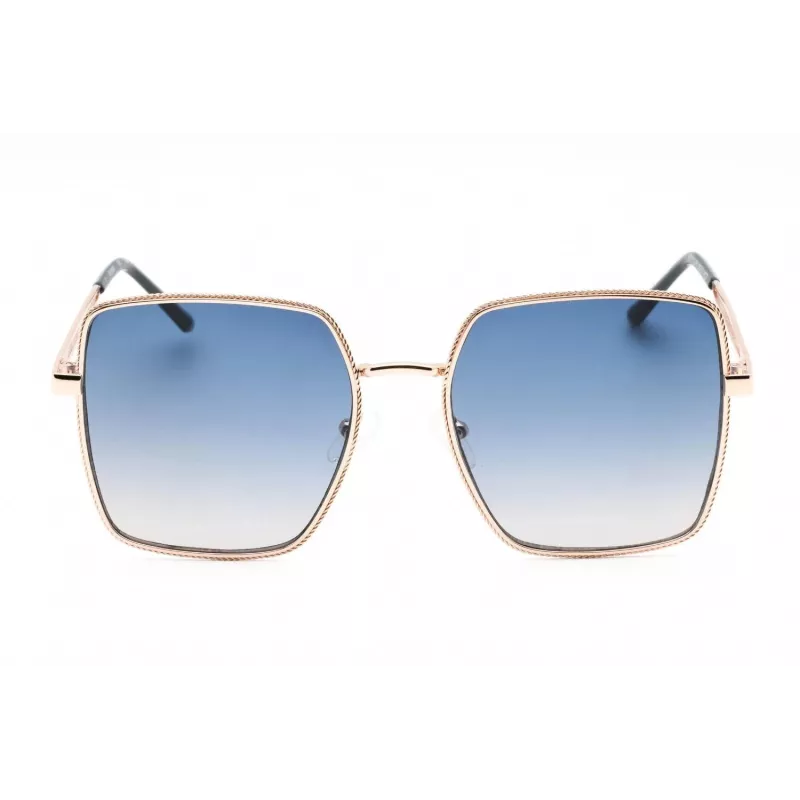 Guess Damen-Sonnenbrille GF0419-28W Havana Acetatrahmen Braune Gradientengläser 58mm