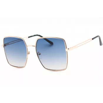 Guess Damen-Sonnenbrille GF0419-28W Havana Acetatrahmen Braune Gradientengläser 58mm