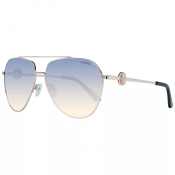 Guess Damen-Sonnenbrille GF6140-32W Gold/Braun Butterfly 62mm