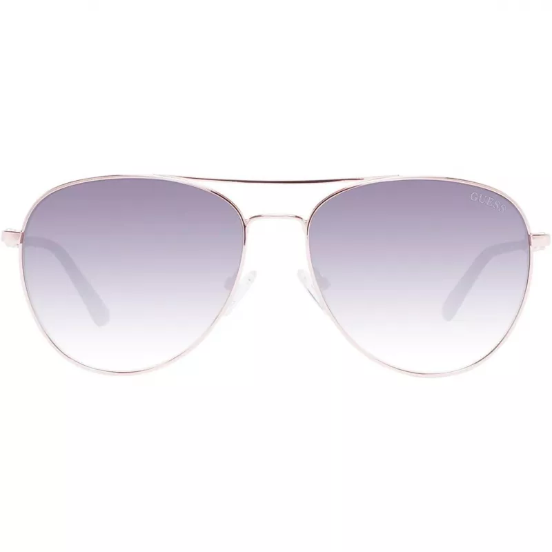 GUESS Damen-Sonnenbrille GF6143-28B Braun Havana Butterfly-Fassung 59mm