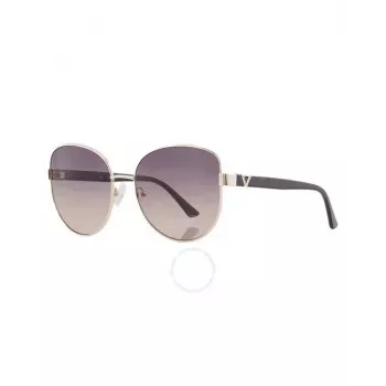 GUESS Damen-Sonnenbrille GF6172-5932B Havana Brown Gradient Butterfly