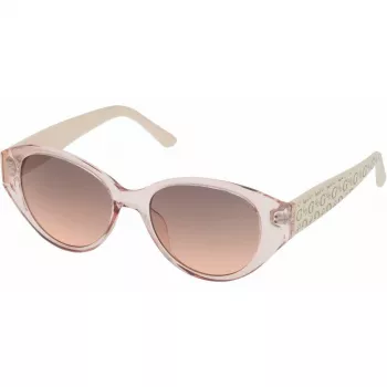 Guess Damen-Sonnenbrille GF6194-5347A - Havanna-Brauner Cat-Eye-Rahmen mit braunen Verlaufsgläsern - 53/17/140 mm